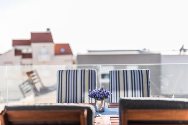 Blue Sky, Modern Sea View Apartment Novalja Exteriér fotografie
